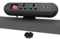Biurko Przełącznik wielofunkcyjny uniwersalne gniazdko zasilania / zacisk Gniazdko zasilania biurka z ładowaniem USB do biurka / stołu dostawca